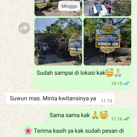 Pengiriman Papan Bunga Duka Nusukan Banjarsari